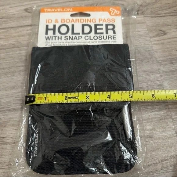NEW Travelon Black ID & Boarding Pass Holder - Picture 4 of 4